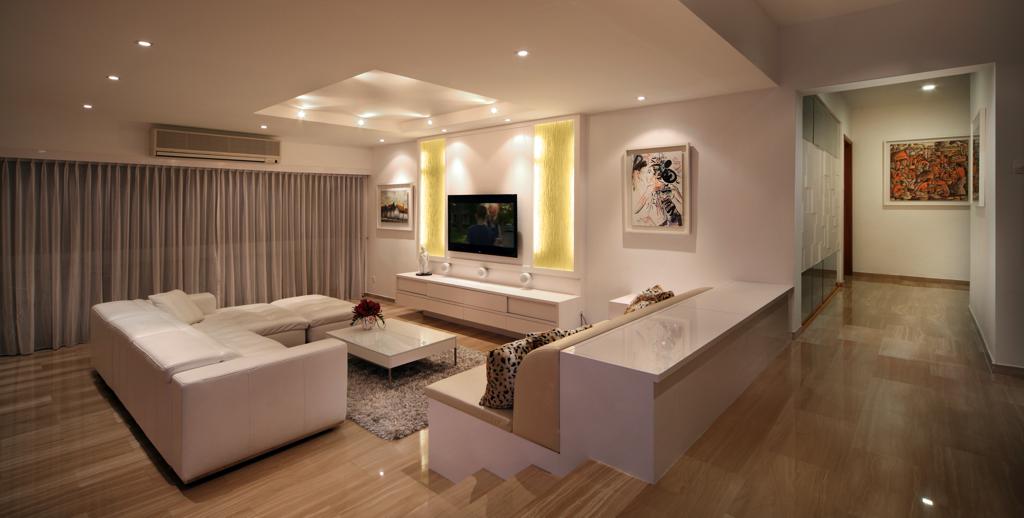 Equatorial Condo Living Room Interior design - Vegas Interior Design