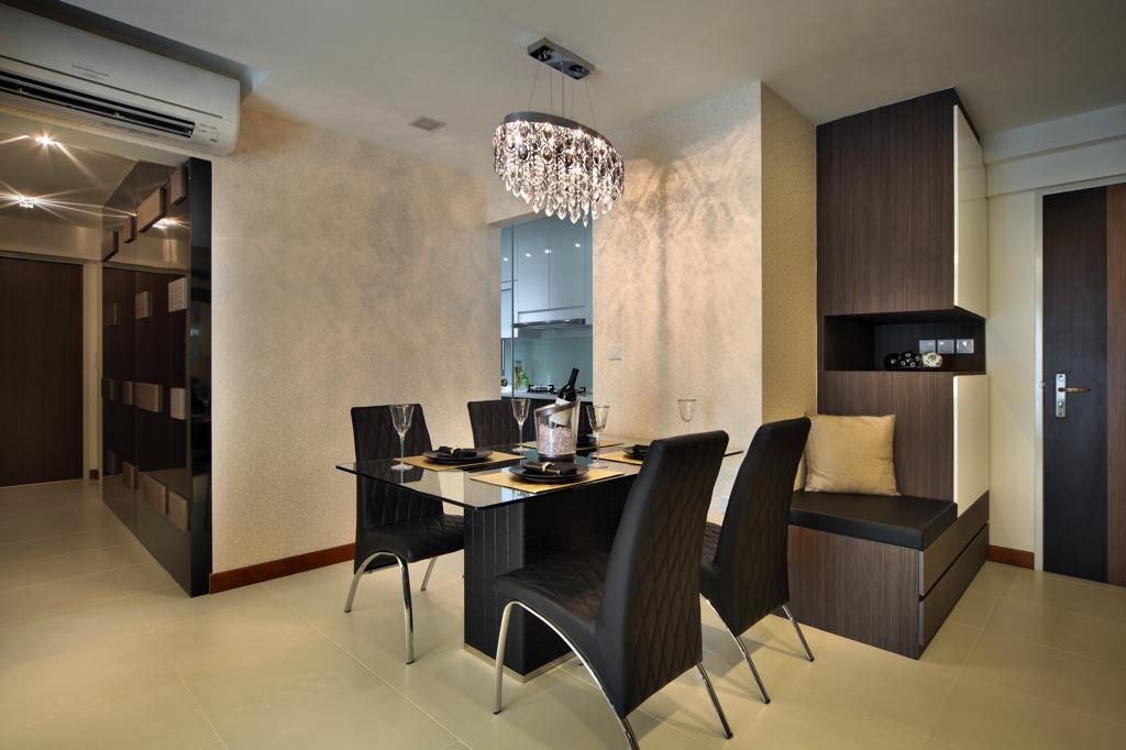 blk 271d punggo walk dining room interior design - Vegas Interior Design